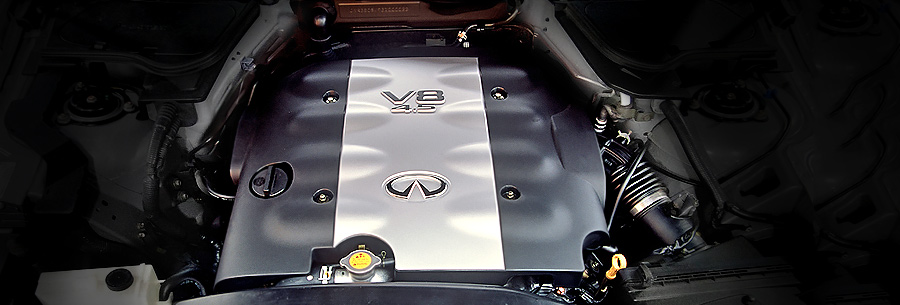 4.5-литровый бензиновый силовой агрегат VK45DE под капотом Infiniti FX45