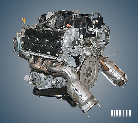 Двигатель VK50VE фото.