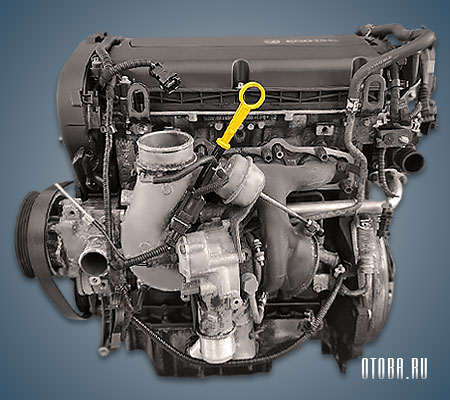 Двигатель Opel A16LET 1.6 литра фото.
