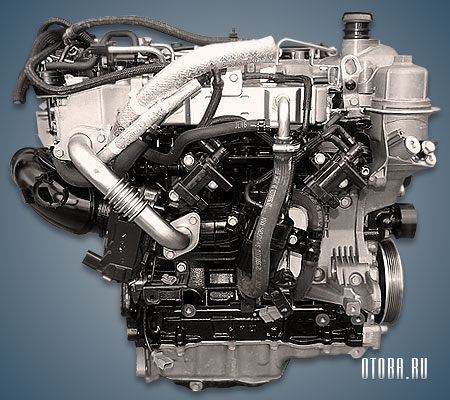 2.2-литровый дизельный мотор Опель A22DMH фото.