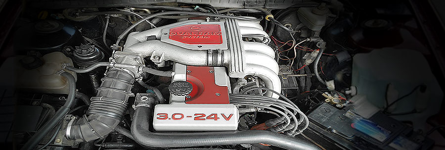 Трехлитровый бензиновый силовой агрегат Opel C30SE под капотом Опель Сенатор