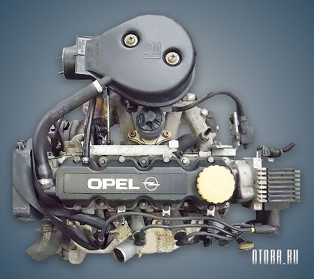 1.6-литровый бензиновый двигатель Опель X16SZR фото.