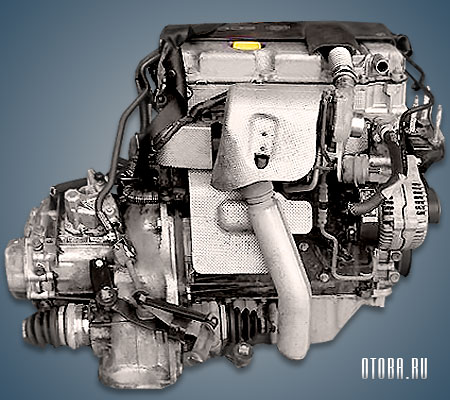 2.0-литровый дизельный мотор Опель X20DTH фото.