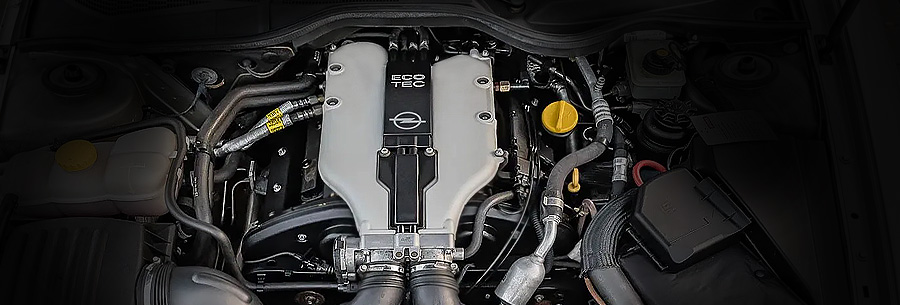 2.6-литровый бензиновый силовой агрегат Opel Y26SE под капотом Опель Омега.