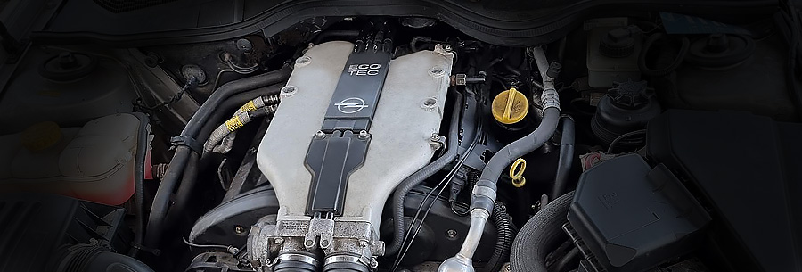 3.2-литровый бензиновый силовой агрегат Opel Y32SE под капотом Опель Омега.