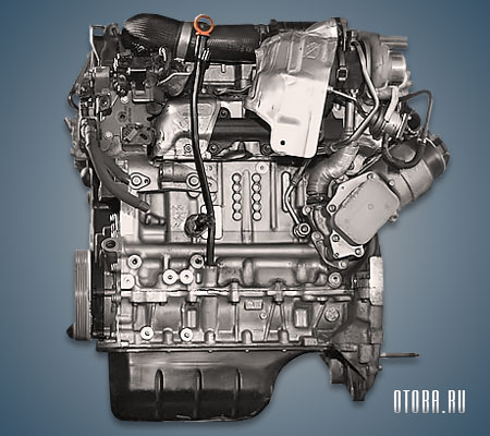 1.4-литровый дизельный мотор Пежо DV4C фото.
