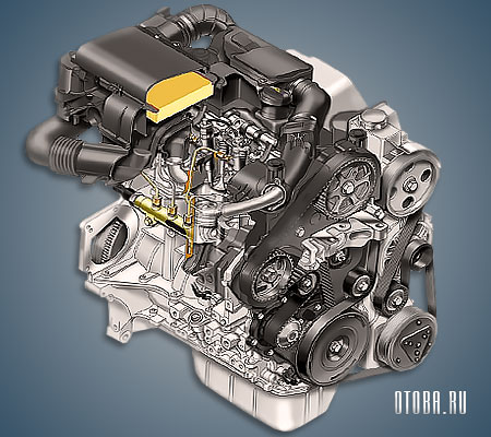 1.4-литровый дизельный мотор Пежо DV4TD фото.
