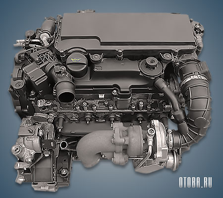 1.4-литровый дизельный мотор Пежо DV4TED фото.