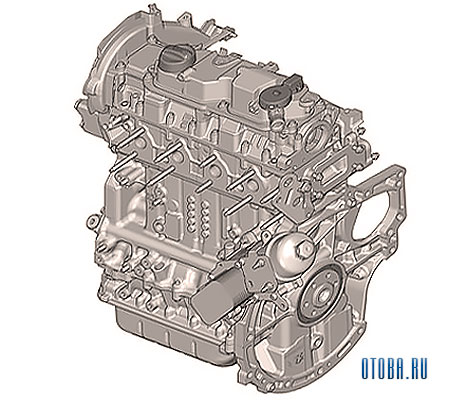 1.6-литровый бензиновый мотор Пежо DV6CTED схема.