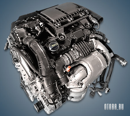 1.6-литровый дизельный мотор Пежо DV6FCTED фото.
