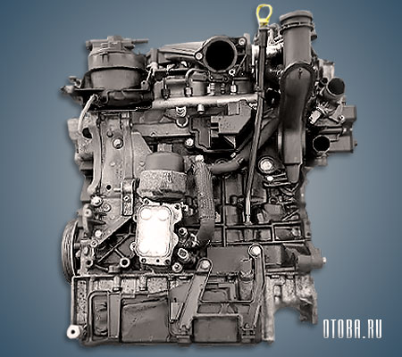 2.0-литровый дизельный мотор Пежо DW10BTED4 фото.