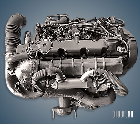 2.0-литровый дизельный мотор Пежо DW10DT фото.