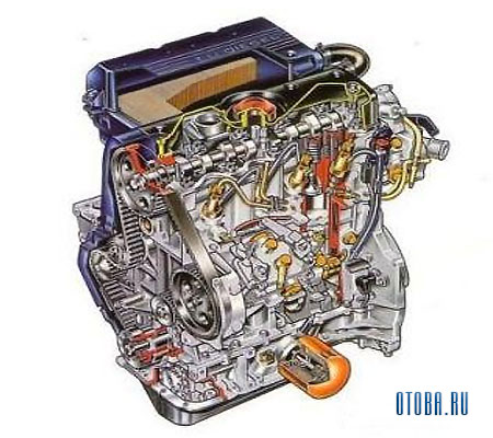 Мотор Пежо TUD3 схема.