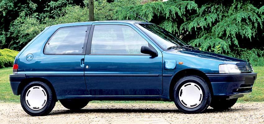 Peugeot 106 с дизельным двигателем 1.4 литра 1993 года
