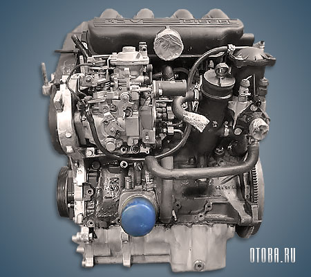 2.1-литровый дизельный двигатель peugeot XUD11ATE фото.