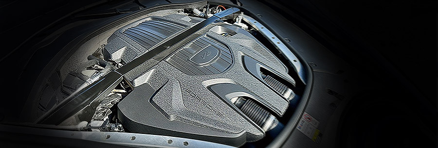 2.9-литровый бензиновый силовой агрегат Porsche MDG.PE под капотом Порше Панамера 4
