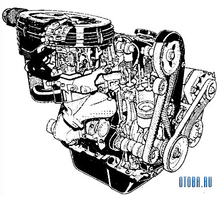 Мотор Рено f2r схема.