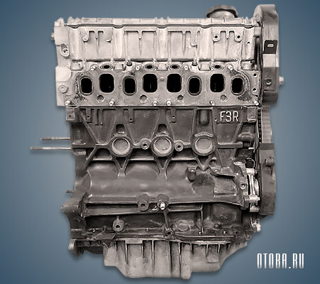 Двухлитровый бензиновый двигатель Renault F3R фото.