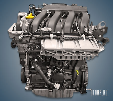1.8-литровый бензиновый мотор Рено Ф4П фото.