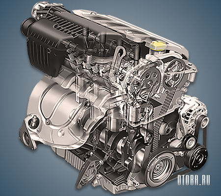 Двухлитровый бензиновый мотор Рено F4R фото