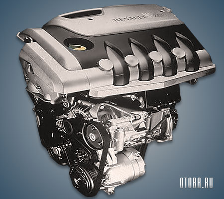 Двухлитровый бензиновый мотор Рено F5R фото.