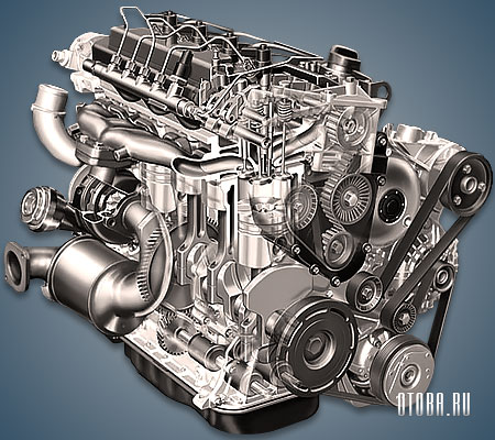 2.2-литровый дизельный мотор Рено G9T фото.