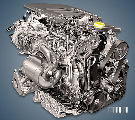 2.0-литровый дизельный двигатель Рено M9R фото.