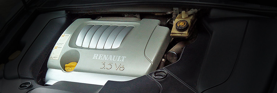 3.5-литровый бензиновый силовой агрегат V4Y под капотом Renault Vel Satis
