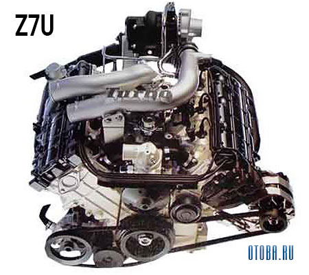 3.0-литровый бензиновый мотор Рено З7У фото.