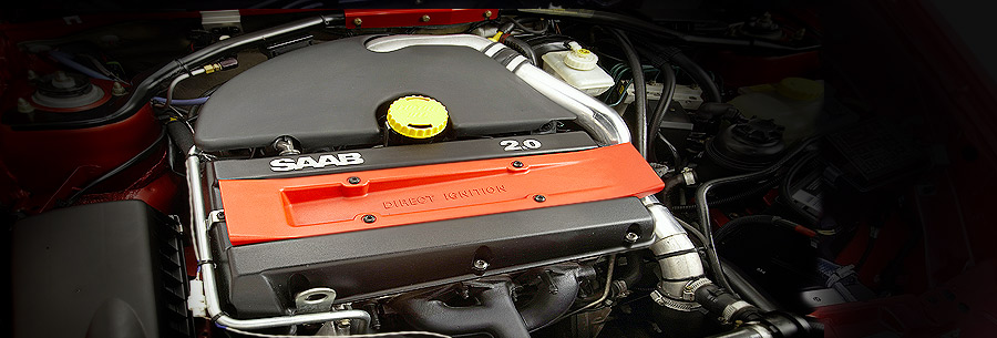 2.0-литровый бензиновый силовой агрегат B204L под капотом Saab 9000
