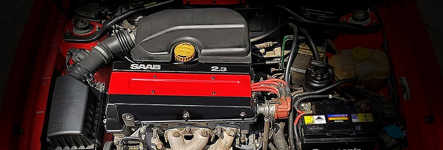 2.3-литровый бензиновый силовой агрегат B234i под капотом Saab 9000