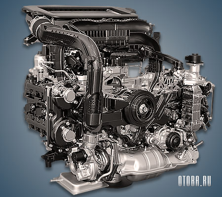 Двигатель Субару СВ18 фото.