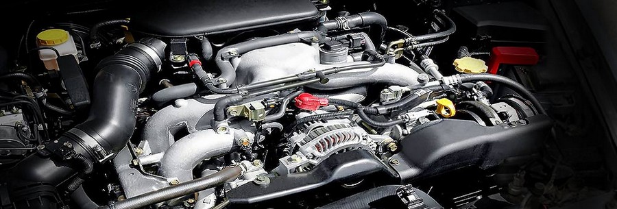 2.0-литровый бензиновый силовой агрегат Subaru EJ204 под капотом Субару Легаси.