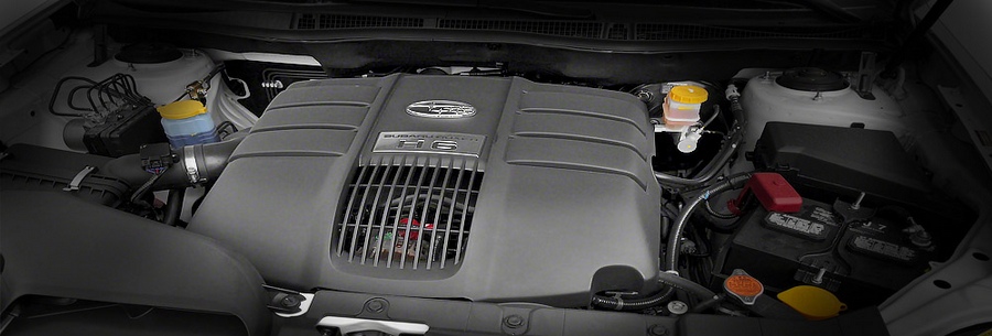 3.6-литровый бензиновый силовой агрегат EZ36D под капотом Субару Трибека.