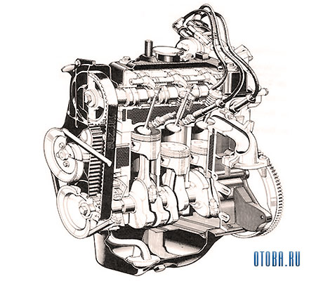 Мотор Suzuki F8B схема.