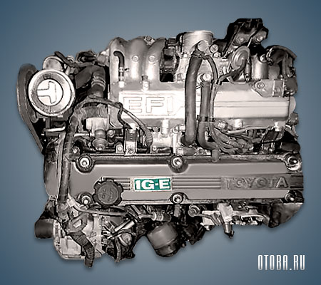 2.0-литровый бензиновый мотор Тойота 1G-E фото.