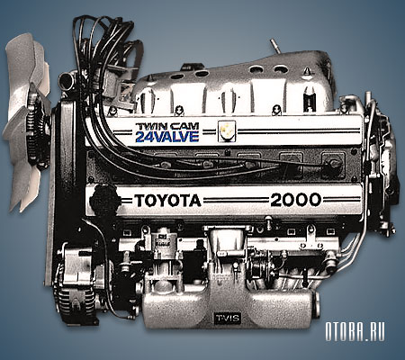 2.0-литровый бензиновый мотор Тойота 1G-GEU фото.