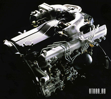 4.2-литровый бензиновый мотор Тойота 1HD-FTE фото.