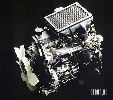 Двигатель 1KZ-TE фото.