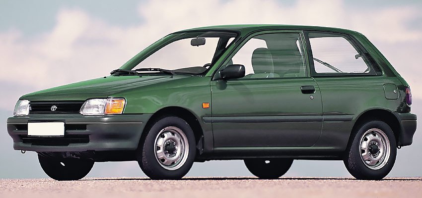 Toyota Starlet 1993 года с дизельным двигателем 1.5 литра