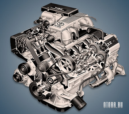 Двигатель Toyota 1UZ-FE: модификации, характеристики, конструкция
