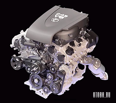 3.5-литровый бензиновый двигатель Тойота 2GR-FKS фото.