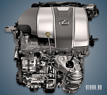 3.5-литровый бензиновый мотор Тойота 2GR-FKS фото.