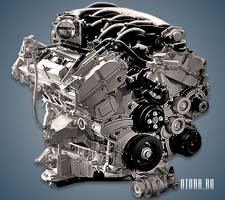3.5-литровый бензиновый мотор Тойота 2GR-FXE фото.