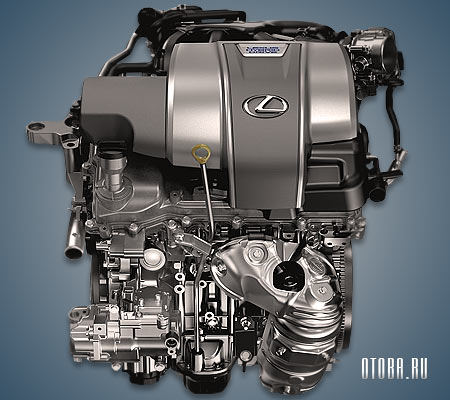 3.5-литровый бензиновый мотор Тойота 2GR-FXS фото.