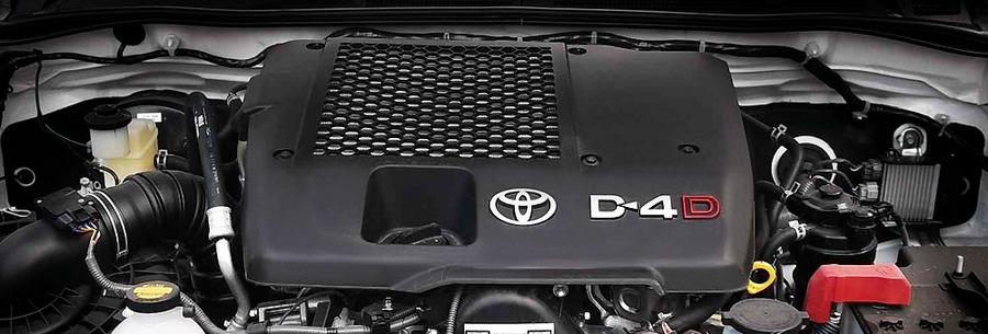 2.5-литровый дизельный силовой агрегат Toyota 2KD-FTV под капотом Тойота Хилокс.