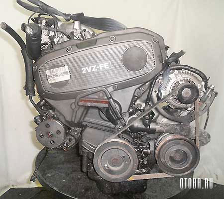 Мотор Тойота 2VZ-FE схема.