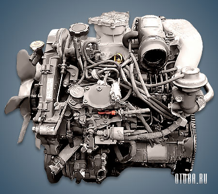 2.2-литровый дизельный мотор Тойота 3C-T фото.
