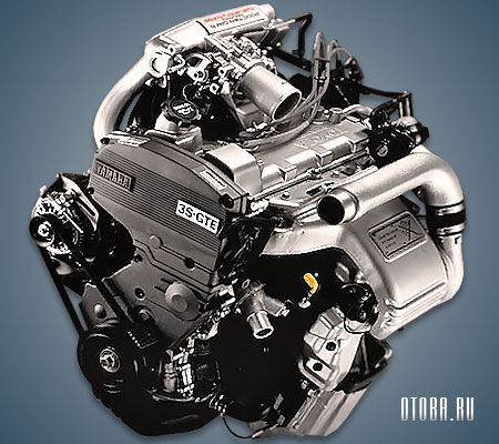 2.0-литровый бензиновый мотор Тойота 3S-GTE фото.