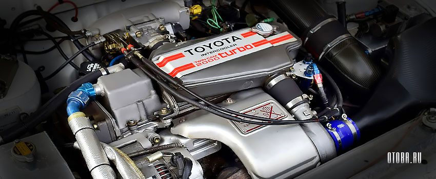 Двигатель 3S-GTE 1 поколение под капотом.